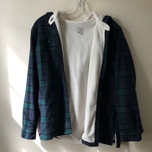 L.L Bean flannel sweater